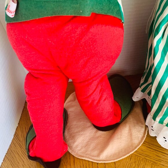 ANNALEE Mrs Claus Mr Santa Claus Merry Christmas 18” 1993 vntg Dolls - Picture 12 of 13